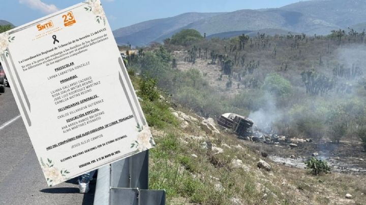 SNTE lamenta el fallecimiento de 8 MAESTROS en accidente de la autopista Cuacnopalan-OAXACA