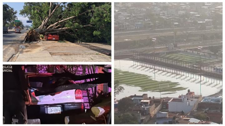 Fuerte tormenta deja daños e inundaciones en OAXACA y Valles Centrales