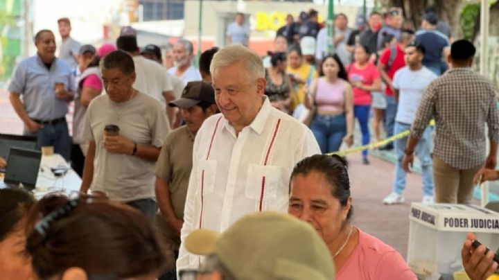 El expresidente AMLO sorprende al reaparecer para votar en la Elección Judicial 2025: ¿qué dijo el exmandatario?