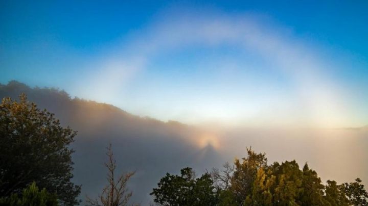 ¡Evento mágico en la sierra de OAXACA! Fascinante espectro aparece en plena montaña; ¿a qué se debe este fenómeno? | FOTOS
