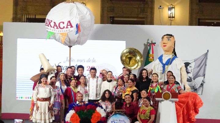 ¡Viva OAXACA! La Guelaguetza 2025 llega a 'La Mañanera del Pueblo' con todo su colorido