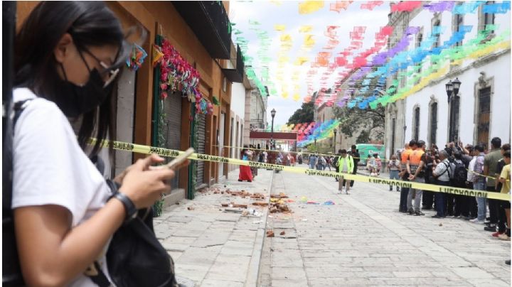 Registran templos y mercados de OAXACA daños menores tras sismo de 5.9 en Tlacolula