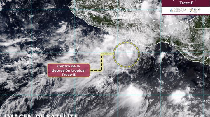 Se forma depresión tropical Trece-E en el Pacífico: ¿Cómo afectará a OAXACA?