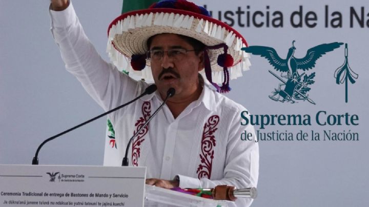 La SCJN estrena imagen institucional con el bastón de mando oaxaqueño: ¿Qué simboliza cada elemento?