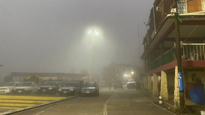 Intensa neblina cubre pueblos de la Sierra de OAXACA: Una helada azotó la región la madrugada de este 24 de febrero