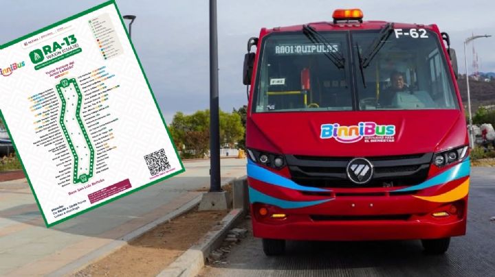 BinniBus estrena nueva ruta RA-13 WAXIN (Guaje) de Yuroo Parque del Amor a San Luis Beltrán: Estaciones, horarios y tarifas