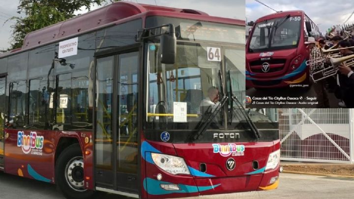 ¡Ni el carnaval detiene al BinniBus! La gente se hace a un lado para abrirle paso en San Juan Raya | VIDEO