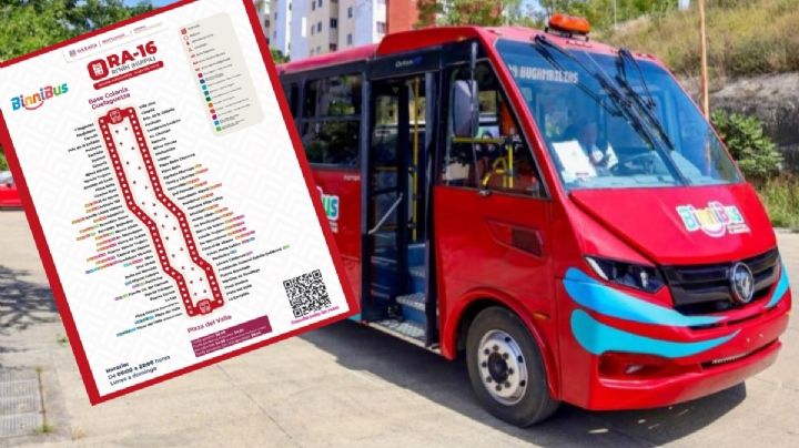 Binnibus estrena la Ruta RA-16 RI'NIN (Huipil) de Guelaguetza a Plaza del Valle, conoce sus estaciones y tarifas