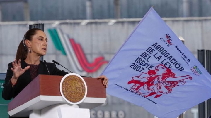 Presidenta Sheinbaum llama a la CNTE a manifestarse de forma pacífica y descarta reunirse con sus dirigentes