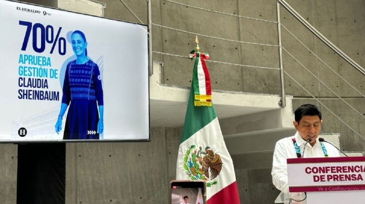 Salomón Jara reacciona a encuesta de El Heraldo y QM; Sheinbaum alcanza 70% de aprobación