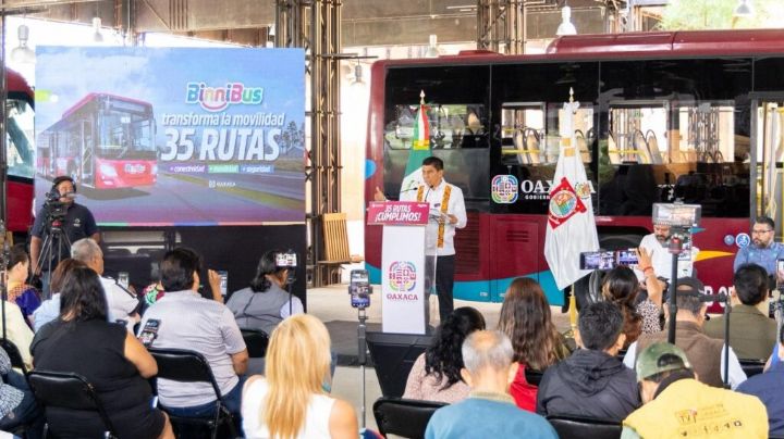 Anuncian BinniBus eléctrico y de dos pisos en OAXACA: ¿A partir de cuándo y qué rutas cubrirán las nuevas unidades?