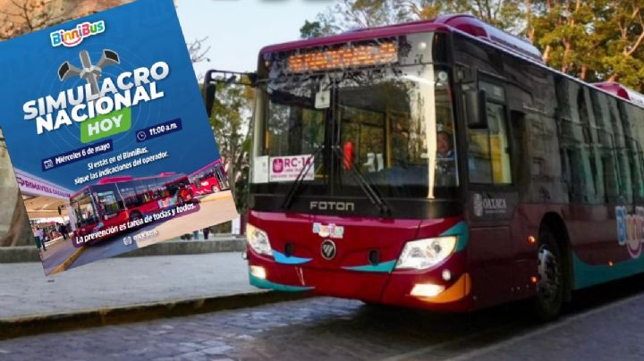 BinniBus también formará parte del Simulacro Nacional 2026; ¿Qué debes hacer si te encuentras a bordo de alguna de sus 35 rutas?