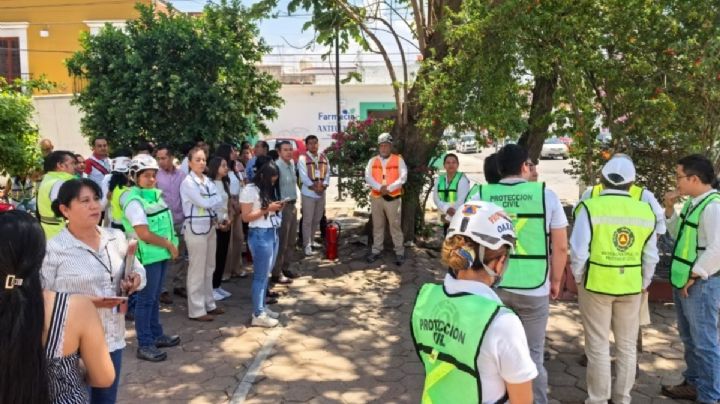 Más de un millón de oaxaqueños participan de manera activa en el Simulacro Nacional 2026